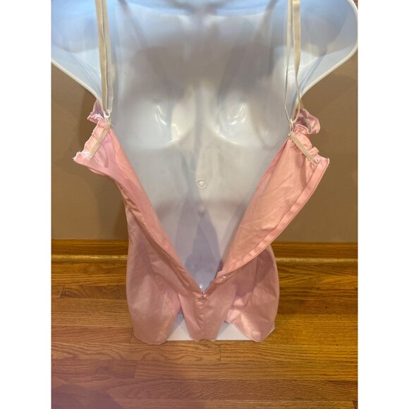 Leg Avenue Womens Pink Bunny Costume With White Faux Fur Trim M/L - Picture 11 of 12